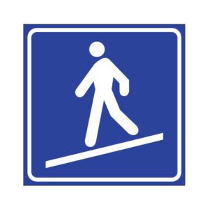 FIG. 308 - RAMPA PEDONALE INCLINATA