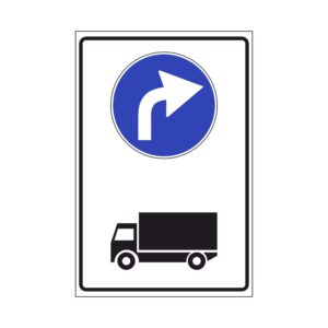 FIG. 448 - SVOLTA OBBLIGATORIA AUTOCARRI